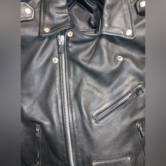 Interstate Leather - Black Retro Jacket - Picture 9 of 16